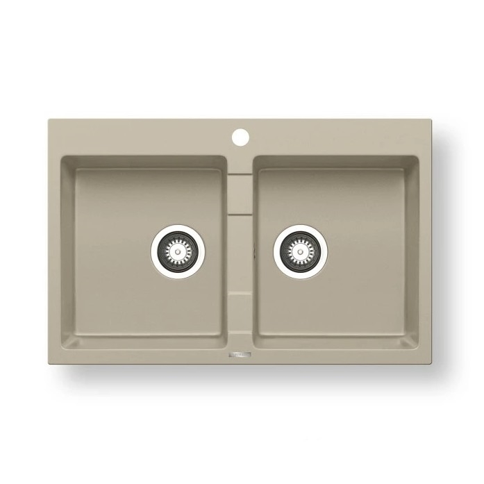 Pyramis 70053101 - Köksvask SPARTA 78x50 cm granit/beige