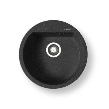 Pyramis 70106911 - Diskho för kök ALAZIA diameter 51 cm granit/svart