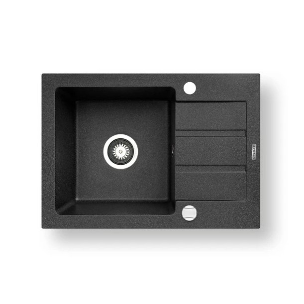 Pyramis 70165701 - Diskho för kök NEXT 62x44 cm granit/svart