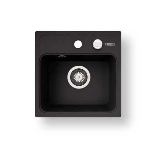 Pyramis 70168201 - Diskho för kök CAMEA MINI 40x40 cm granit/svart