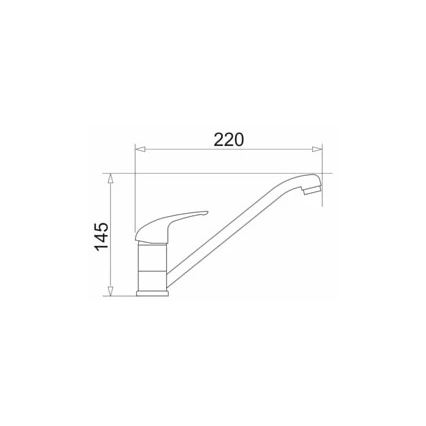 Pyramis 90915301 - Vaskkran ASALIA krom