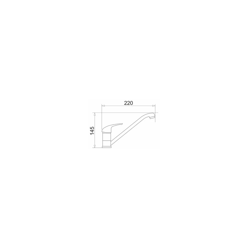 Pyramis 90915301 - Vaskkran ASALIA krom