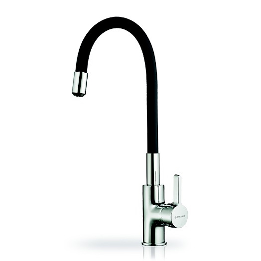 Pyramis 90919638 - Vaskkran med flexibel arm FLESSI svart