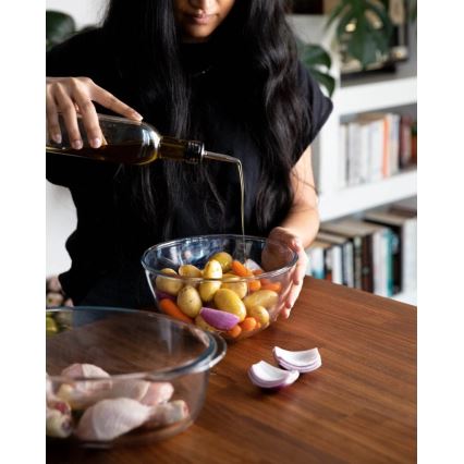 PYREX ugnsform med lock 1,3 l