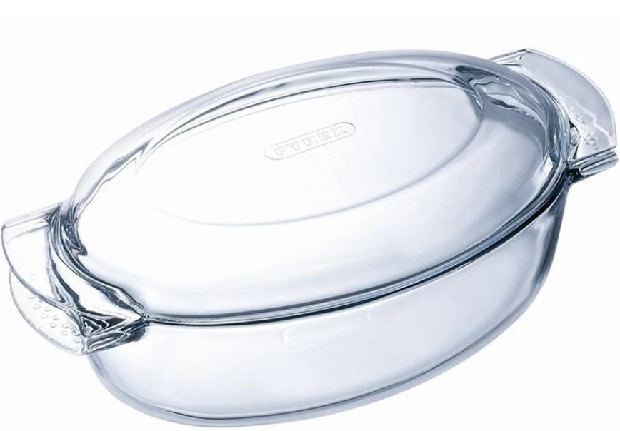 PYREX ugnsform med lock, 5,8 l