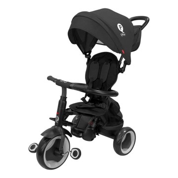 QPlay - 3-i-1 barntricykel RITO EVA PLUS svart