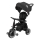 QPlay - 3-i-1 barntricykel RITO EVA PLUS svart