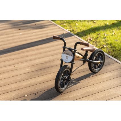 QPlay - Balanscykel FEDURO svart/beige
