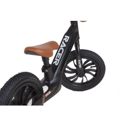 QPlay - Balanscykel RACER AIR svart/brun