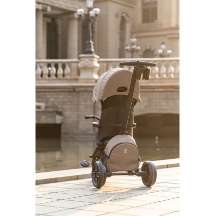 QPlay - Barnets trehjuling 8-i-1 COMFO MAX beige