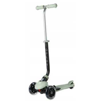 QPlay - Barnsparkcykel med LED-hjul 5-i-1 SEMA PRO grön