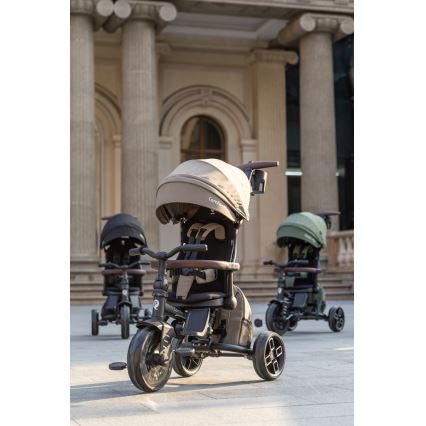 QPlay - Barntrike 8-i-1 COMFO MAX brun