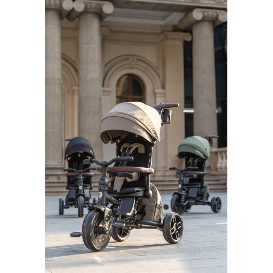 QPlay - Barntrike 8-i-1 COMFO MAX brun