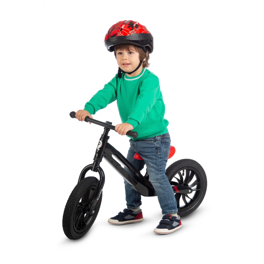 QPlay - Springcykel RACER AIR svart/röd