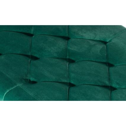 Quilted bench SALIBA 50x97 cm gyllene/grön