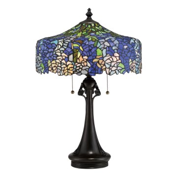 Quoizel - Bordslampa COBALT 3xE27/60W/230V