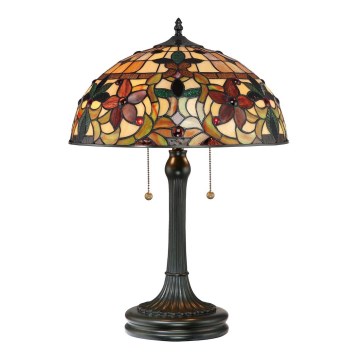 Quoizel - Bordslampa KAMI 2xE27/60W/230V