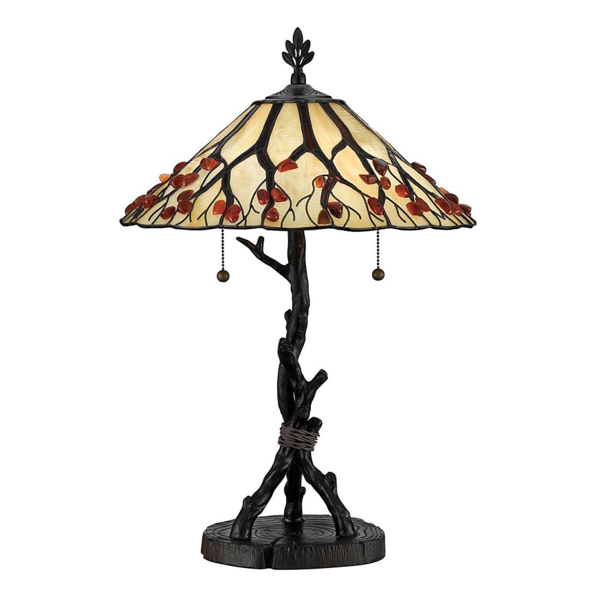 Quoizel - Bordslampa WHISPERING 2xE27/60W/230V