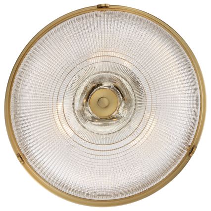 Quoizel - Fäst ljuskrona MANTLE 2xE27/60W/230V mässing