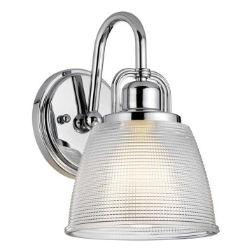 Quoizel - LED Vägglampa för badrum DUBLIN 1xG9/3W/230V IP44 skinande krom