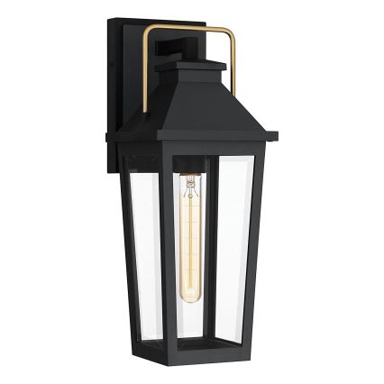 Quoizel - Utomhus väggarmatur BUCKLEY M 1xE27/40W/230V IP44 svart