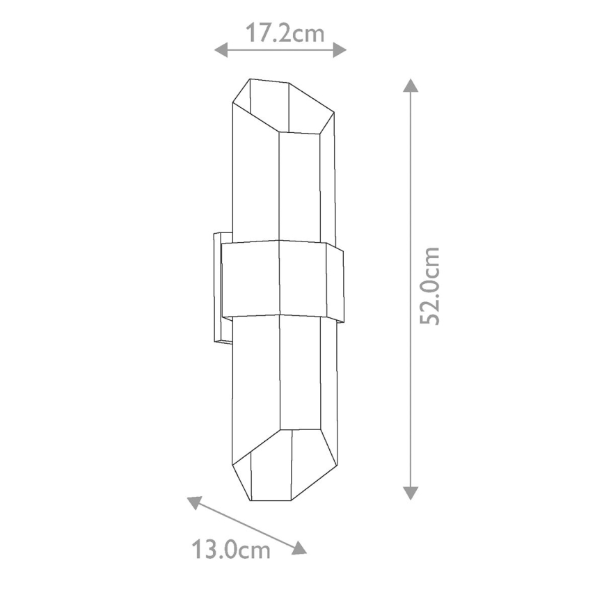 Quoizel - Utomhus LED belysning CHASM 2xLED/9,5W/230V IP44