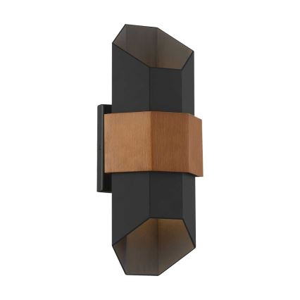 Quoizel - LED vägglampa för utomhusbruk CHASM 2xLED/5,5W/230V IP44