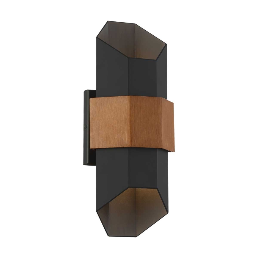 Quoizel - LED vägglampa för utomhusbruk CHASM 2xLED/5,5W/230V IP44