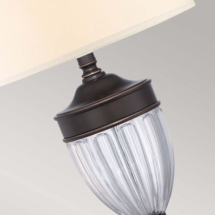 Quoizel - Bordslampa DENNISON 1xE27/60W/230V brons