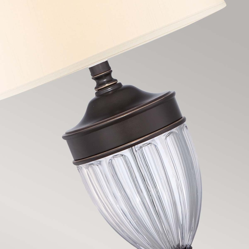 Quoizel - Bordslampa DENNISON 1xE27/60W/230V brons