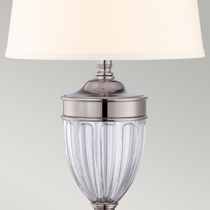 Quoizel - Bordslampa DENNISON 1xE27/60W/230V skinande krom