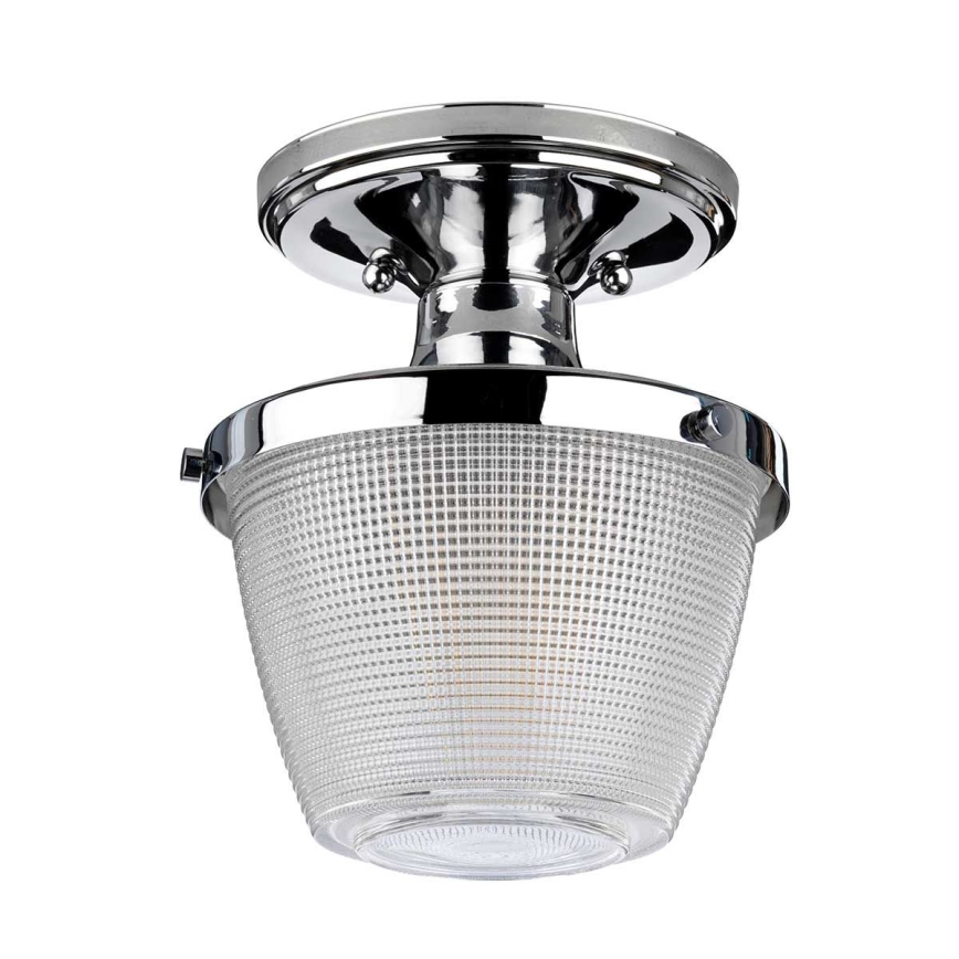 Quoizel - Badrum takbelysning DUBLIN 1xE27/40W/230V IP44 skinande krom