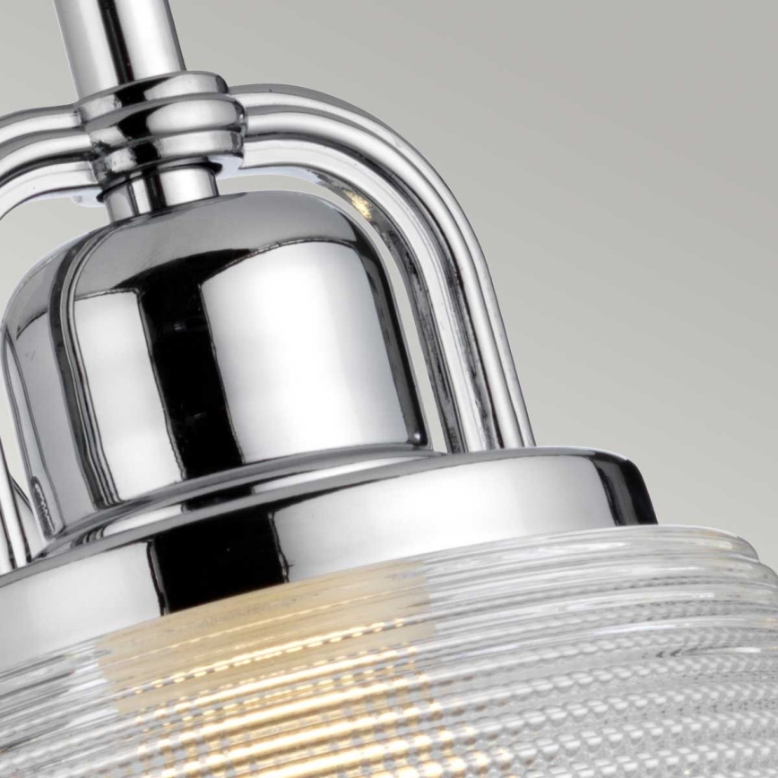 Quoizel - LED Vägglampa för badrum DUBLIN 1xG9/3W/230V IP44 skinande krom