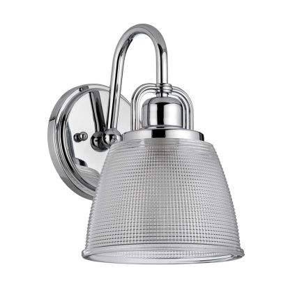 Quoizel - LED Vägglampa för badrum DUBLIN 1xG9/3W/230V IP44 skinande krom