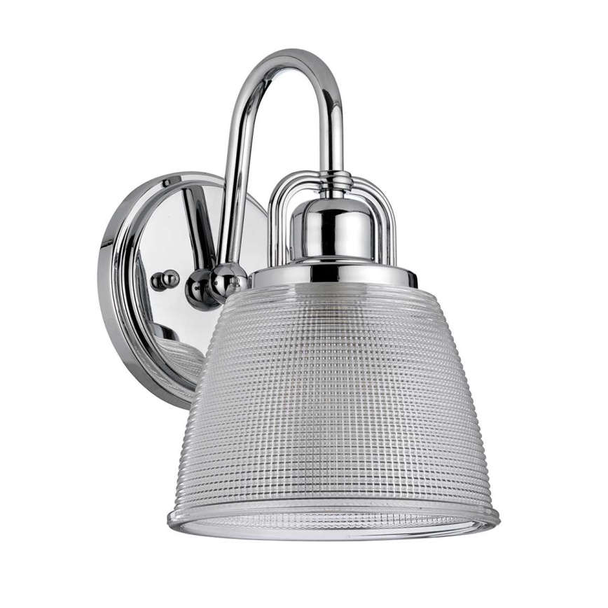 Quoizel - LED Vägglampa för badrum DUBLIN 1xG9/3W/230V IP44 skinande krom
