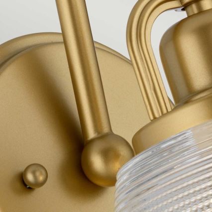 Quoizel - LED Vägglampa för badrum DUBLIN 1xG9/3W/230V IP44 guld