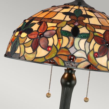 Quoizel - Bordslampa KAMI 2xE27/60W/230V