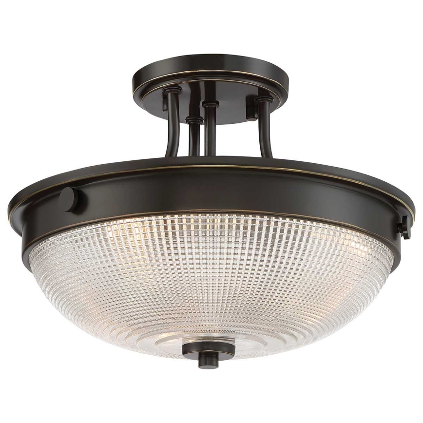 Quoizel - Ytmonterad ljuskrona MANTLE 2xE27/60W/230V brons