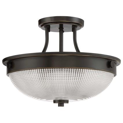 Quoizel - Ytmonterad ljuskrona MANTLE 2xE27/60W/230V brons