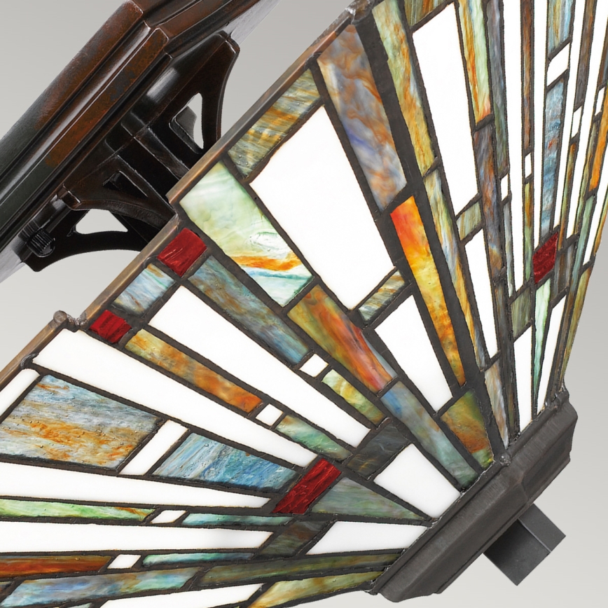 Quoizel - Taklampa Tiffany MAYBECK 2xE27/60W/230V