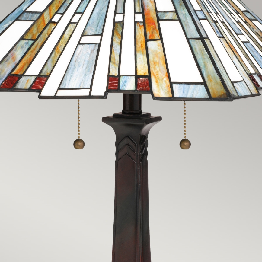 Quoizel - Bordslampa MAYBECK 2xE27/60W/230V