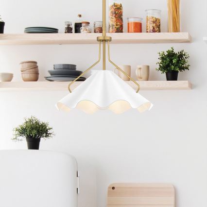 Quoizel - Pendelkrona MEJIA 1xE27/60W/230V diameter 35,6 cm mässing