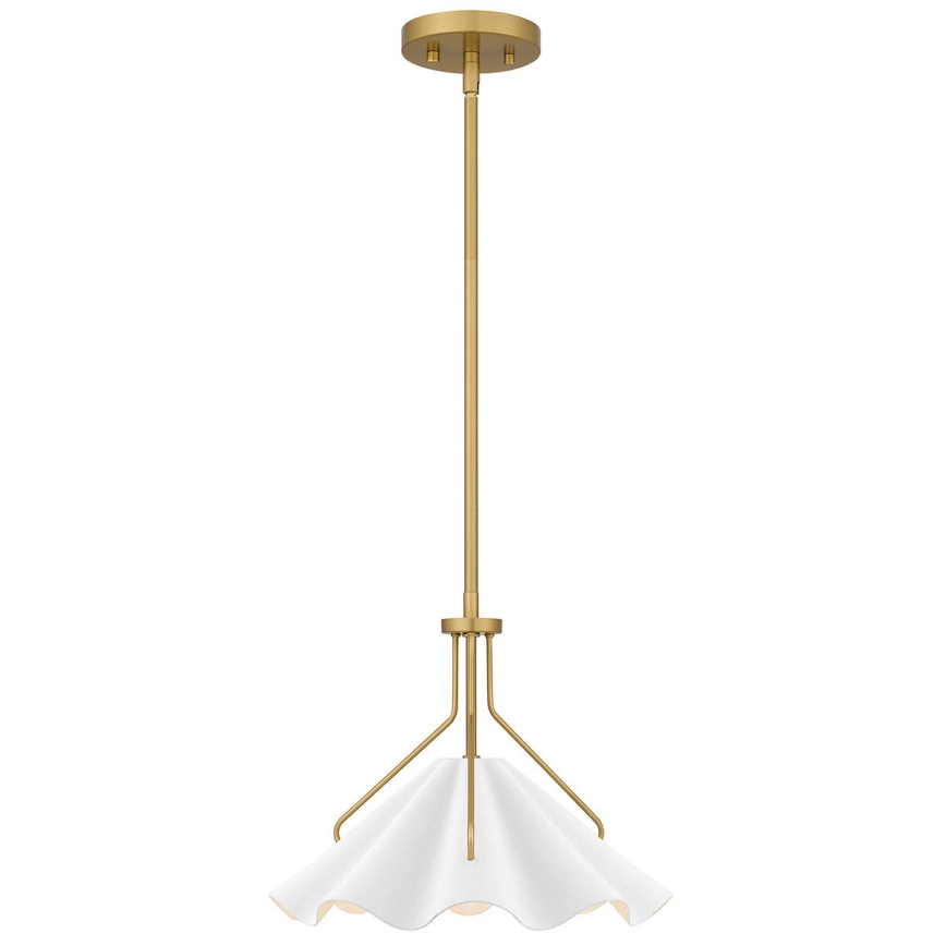 Quoizel - Pendelkrona MEJIA 1xE27/60W/230V diameter 35,6 cm mässing
