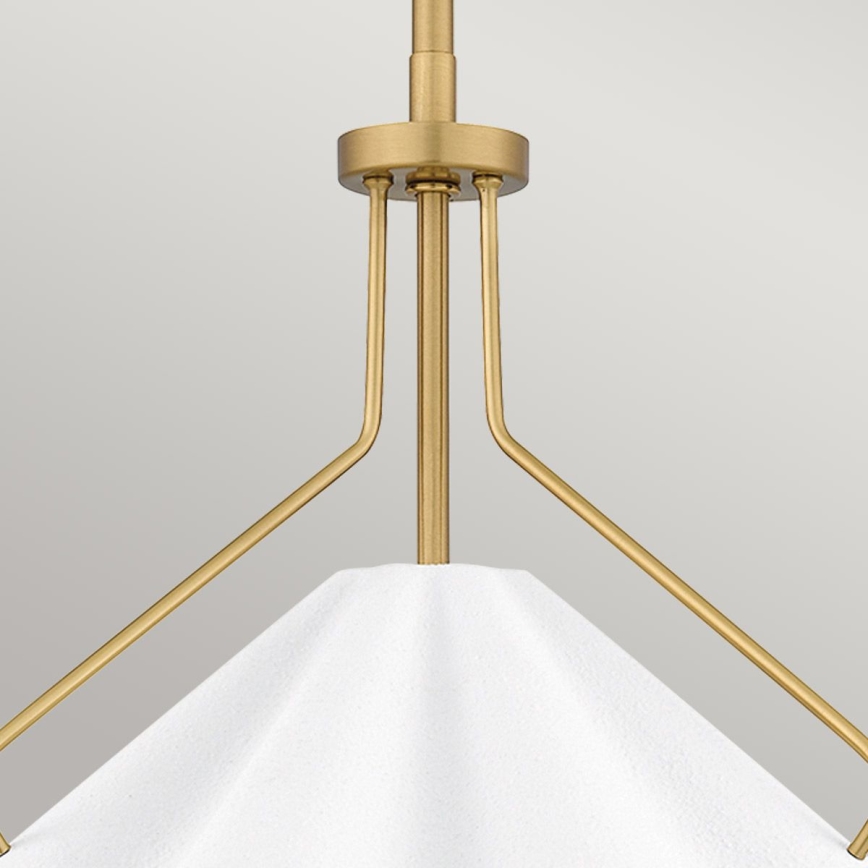 Quoizel - Pendelkrona MEJIA 1xE27/60W/230V diameter 35,6 cm mässing