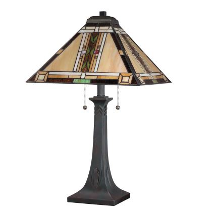 Quoizel - Bordslampa NAVAJO 2xE27/60W/230V