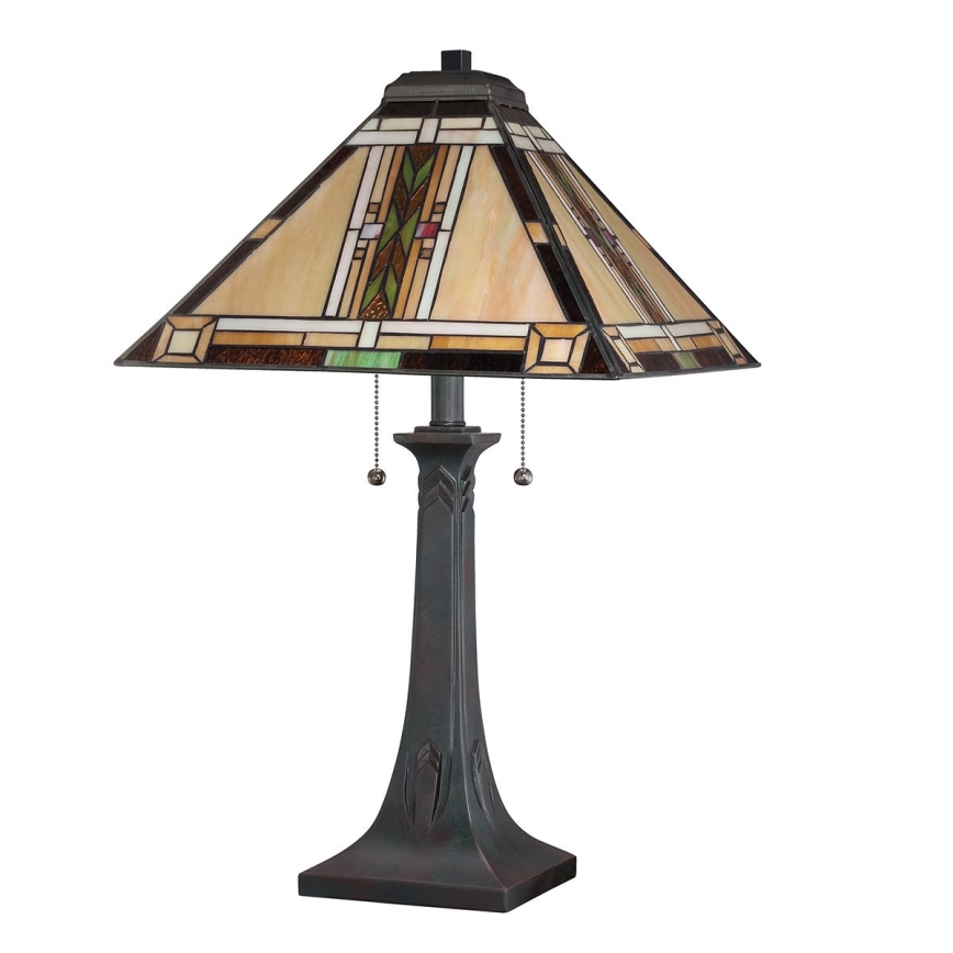 Quoizel - Bordslampa NAVAJO 2xE27/60W/230V