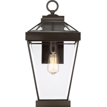 Quoizel - Vägglampa för utomhusbruk RAVINE 1xE27/60W/230V IP44 brun
