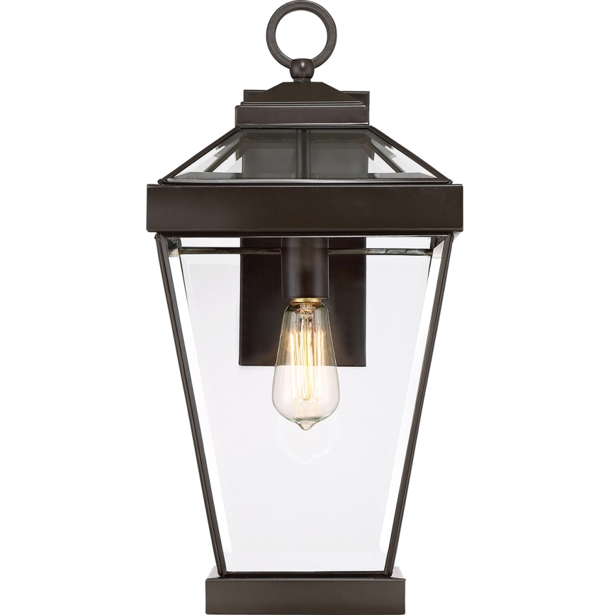 Quoizel - Vägglampa för utomhusbruk RAVINE 1xE27/60W/230V IP44 brun