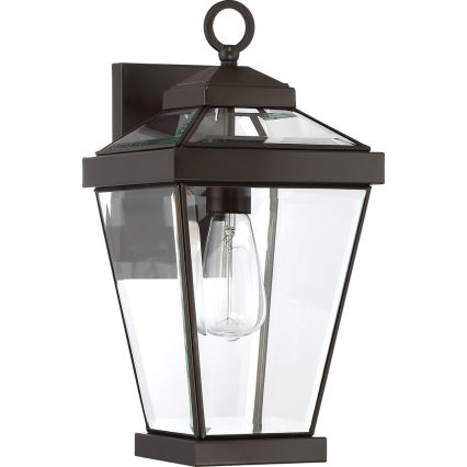 Quoizel - Vägglampa för utomhusbruk RAVINE 1xE27/60W/230V IP44 brun