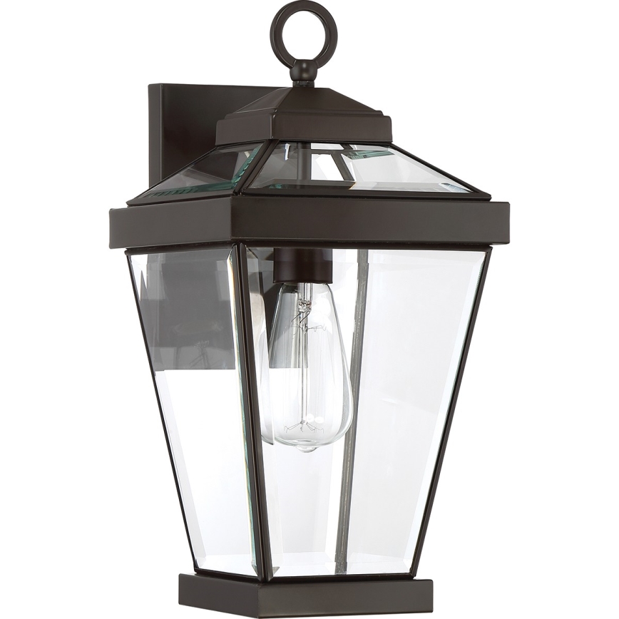 Quoizel - Vägglampa för utomhusbruk RAVINE 1xE27/60W/230V IP44 brun